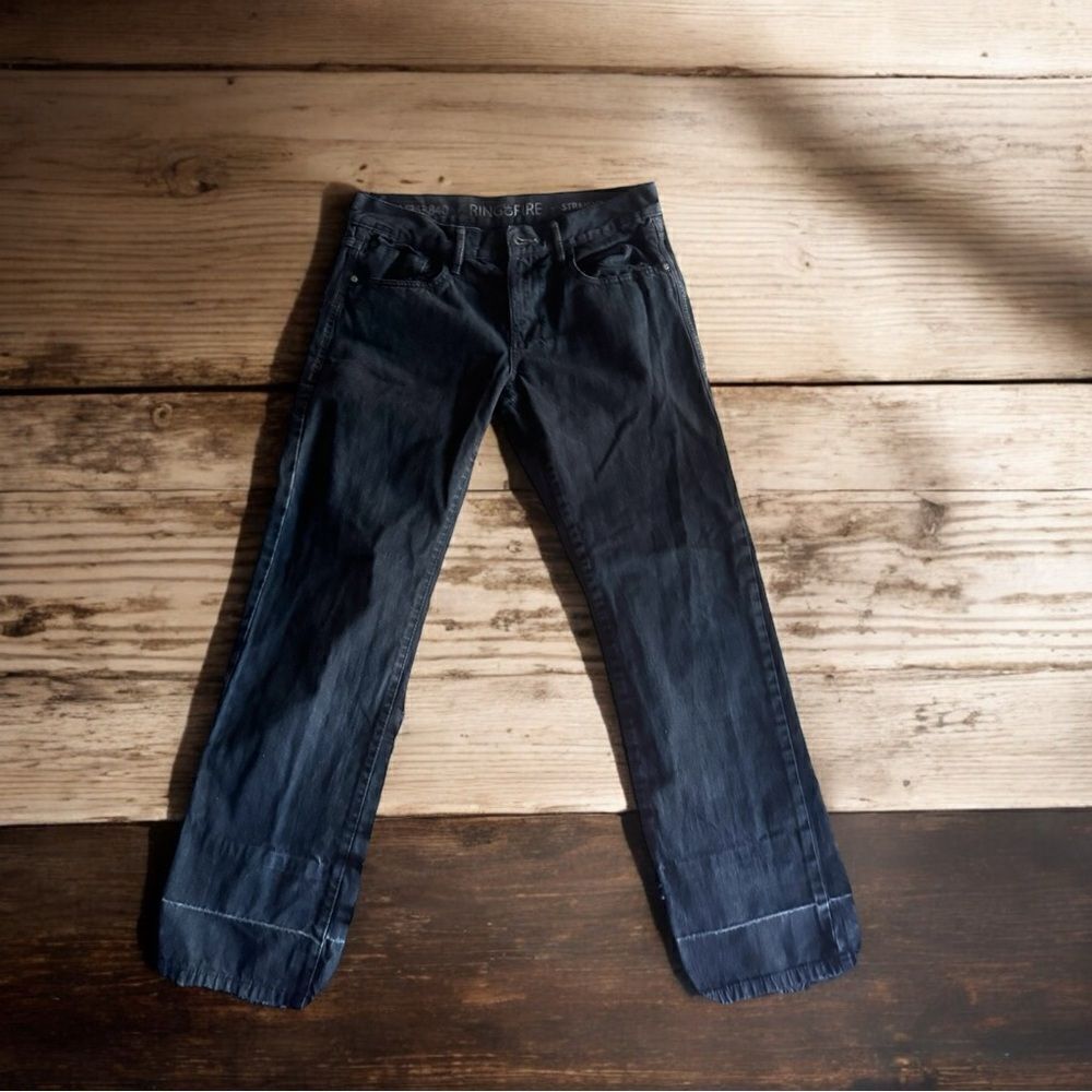 Ring of Fire Jeans l Black Hyperion l Button Zip l 5 pocket Design l 31x30 l EUC